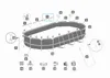 Bestway® Ersatzteil Horizontale Stange A (braun) für Power Produktbild-Vorschau 2