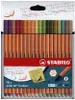 STABILO Fineliner point 88 étui carton de 18 nouvelles Voir les images du produit 15
