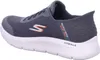 A side view of a gray Skechers Go Walk Flex shoe. Anteprima dell’immagine prodotto