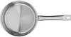 A top-down view of a stainless steel saucepan with a handle, isolated on a white background. Náhled obrázku produktu