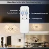 ZMH Deckenlampe LED Deckenleuchte Wohnzimmer 64CM Produktbild-Vorschau 2
