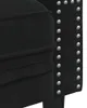 vidaXL Chesterfield-Sofa mit Nackenrollen 3-Sitzer Schwarz Produktbild-Vorschau 7