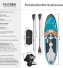 tectake Stand-Up Paddle Board aufblasbar Komplettset - Produktbild-Vorschau 5
