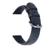 Strap-it Huawei Watch GT 3 42mm Lederarmband (Dunkelblau) - Produktbild-Vorschau 3