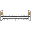 vidaXL Ausziehbett Schwarz Metall 90x200 cm -  Betten & Produktbild-Vorschau 6