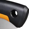 A close-up view of the handle and blade of a saw. Produktbild-Vorschau