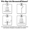 TRMLBE Gartenfackeln für Draußen Öl 6er Set Ölfackel Produktbild-Vorschau 7