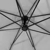 Close-up view of the internal structure of an umbrella, showing the ribs and central mechanism. Náhľad obrázku produktu