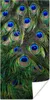 MuchoWow® Poster Pfau - Federn - Augen - Blau 20x40 cm - Produktbild-Vorschau 1