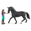 A toy horse and rider figurine set against a white background. Voir les images du produit