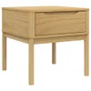 Lampentisch FLORO Wachsbraun 55x55x54 cm Massivholz Kiefer, Produktbild-Vorschau 2