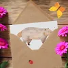 Mr. & Mrs. Panda Grußkarte Nasenbär - Weiß - Geschenk, Produktbild-Vorschau 3