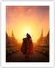 Poster - Poster ohne Rahmen - Tempel Mönch - 40x50 cm - Produktbild-Vorschau 1