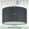 Wogati® Premium Lampenschirm E14/E27 Baumwolle|Farbe: Produktbild-Vorschau 3