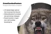 MuchoWow® Gartenposter Outdoor-Poster Rund Wolf - Maul - Produktbild-Vorschau 4