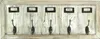 Vintage Wandgarderobe aus MDF mit 5 Kleiderhaken, Produktbild-Vorschau 3