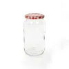 12er Set Einmachglas 1062 ml Deckel Rot Weiß Kariert Produktbild-Vorschau 2