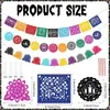 HOWAF 42 Ft Halloween Dia De Los Muertos Felt Banner Mexico Náhled obrázku produktu 2