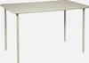 sweeek - Gartentisch aus Stahl für 4 Personen - Beige Produktbild-Vorschau 1