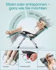 SONGMICS Klappbare Relaxliege mit Stahlrahmen, abnehmbarem Produktbild-Vorschau 7
