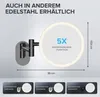 ovimar Kosmetikspiegel Ringstind gunmetal | mit Beleuchtung Produktbild-Vorschau 3
