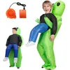 Juksun Alien Kostüm 120-150cm für Kinder PVC und Polyester Produktbild-Vorschau 1