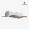 Klarstein ZenFusion podskříňková digestoř, 90 cm Náhled obrázku produktu 9