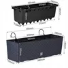 Prosperplast bloempot | Rato Case W | Anthraciet | 40 cm Productafbeelding-voorbeeld 4