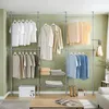 Raumgestaltung mit dem modernen grauen SoBuy Garderobenständer KLS04-HG und Zubehör Produktbild-Vorschau
