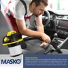 A man is using a vacuum cleaner inside a car. Produktbild-Vorschau