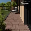 tectake® Terrassenfliesen Tegulas 22er Set im Klicksystem Produktbild-Vorschau 6