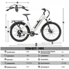 E-Bike Cityrad 28x2,4 Zoll, 110km, 70 Nm Hinterradmotor, Produktbild-Vorschau 12