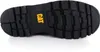 The sole of a black Caterpillar boot with the CAT logo visible. Voir les images du produit