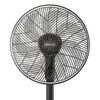 A close-up of a black Philips stand fan, viewed from the front. Anteprima dell’immagine prodotto