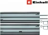A product shot of two Einhell guide rails with accessories, presented on a white background. Produktbild-Vorschau