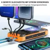 Solar-Powerbank 20000 mAh, Schnelles Wireless Charging, Produktbild-Vorschau 3