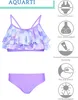 Aquarti Mädchen Bikini Set Bustier Bikinislip Zweiteiliger Produktbild-Vorschau 3