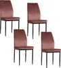 Esszimmerstuhl Madison Samt Braun 4er-Set Produktbild-Vorschau 1
