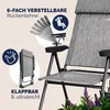 CASARIA® Gartenstühle 2er Set Klappbar 6-fach Verstellbar Produktbild-Vorschau 4
