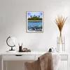 Gerahmtes Poster - Rahmen in heller Eiche - Strand lagune Produktbild-Vorschau 6