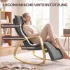 HOMCOM Schommelstoel, schommelstoel met verstelbare Productafbeelding-voorbeeld 6