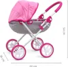 Milly Mally Doll Pram Dori Prestige 60 Cm Rose/Gris Voir les images du produit 6