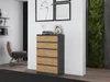 Komoda M5 70x40x112 cm antracyt/artisan Náhled obrázku produktu 6