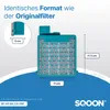 SQOON® Staubsaugerfilter für Miele, Ersatzfilter, Zubehör Produktbild-Vorschau 3