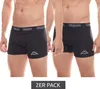 2er Pack Kappa Boxershorts Schwarz Unterwäsche Herren Boxer Produktbild-Vorschau 7