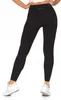 Glatte Damen Sport Leggings mit Taschen und hoher Taille, Produktbild-Vorschau 3