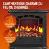 MONZANA Cheminée électrique effet flamme LED 2000 W Voir les images du produit 4