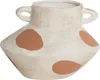 BELIANI Blumenvase Sand Beige Steingut Abstraktes Produktbild-Vorschau 1