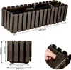 Prosperplast Balkonpflanzenhalter BOARDEE FENCE Braun 58 cm Produktbild-Vorschau 14