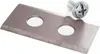 A close-up shot of two replacement blades and a screw on a white background. Produktbild-Vorschau